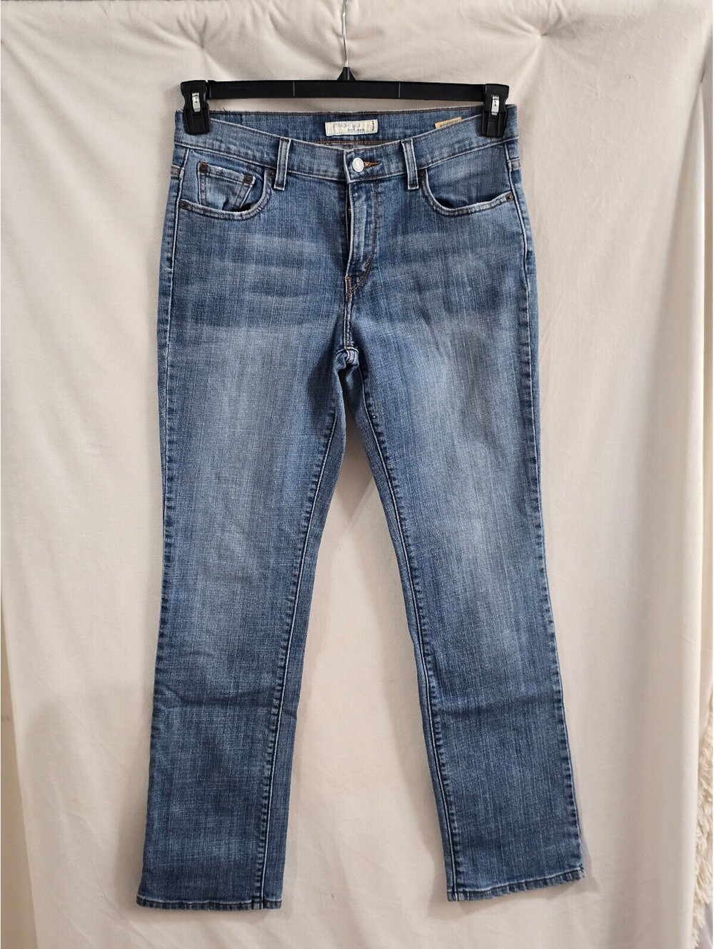 Levi's 505 Straight Leg Medium Blue Denim Jeans Size 10